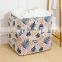 cotton canvas sorter laundry basket living room storage basket baby clothing toys storage basket with drawstring cover