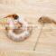 Small pet toy cat jumping platform/pole scratching board with spring for mouse