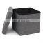 RTS High Quality and Low Manufactory Price Modern Home Furniture Dark Grey Folding Stool With Four Air Hole
