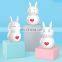 Smart Rabbit Desk Night Light With 3 Color Changing Remote Control Kids LED Light
