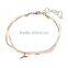 WL1119 Fashion jewelry chain bracelet manufacturer Girls gold chain bracelets