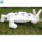 Cute inflatable Hare and Tortoise , inflatable racing sports games, racing game props for land and water game