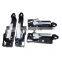 4 x Front Rear Inside Left Right Door Handle Chrome For Ford Fusion 06-12