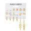 heart earrings jewelry earrings fashion european and american exaggerated earing sets earrings for women