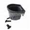 4L Gray Calf Feeding Bucket barrel With Rubber Animal Feeding Nipple