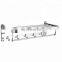 Bath fittings 304 stainless steel folding towel shelf bathroom modern wall mounted towel racks with hook
