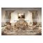 Modern latest living room sectional fabric leather classic sofa set