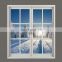 White PVC Internal frame plastic UPVC casement window