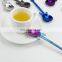 Creative Stainless Steel Colorful Guitar Shaped Tea Coffee Ice Cream Spoon