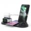 Multifunctional Mobile Phone Wireless Charging Station Travel Desktop For Smartphone Watch Charging Station