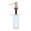 Fast Delivery  personal Bath dishwash gold soap dispenser For Hand Washing Sanitizer