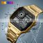 SKMEI 1335 Men Digital  Sports Watches Count Down Waterproof Watch Stainless Steel Male Clock