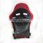 Gradation Adjustable Red Fabric Carbon Fiber Racing Seats Low Price Max Quality With Double Slider