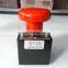 Waterproof Mushroom Emergency Stop Push Button Switch box