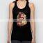 Wholesale Price Custom Design printed women workout tank top fitness tee shirt for girls