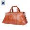 Luxury Pattern Hot Selling Anthracite Fitting Wholesale Genuine Leather Duffel Travel Bag