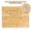 New Design Household Kitchen Rectangle Cheese Board With 3 Stainless Steel Knife Cutting Board Bamboo