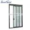AS2047 aluminium alloy frame tempered glass sliding door Double Glaze Low E Top Doors