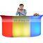 home wine mini bar counter illuminated cocktail wedding party event rental furniture portable led lighted bar counter  table