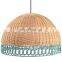 Rattan Lampshade Handmade from Woven Natural Rattan with an Iron Frame wicker ceiling light decor manufacturer