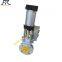 DN65 Pneumatic Stainless Steel  Ceramic lined Knife Gate Valve