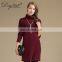 Custom Plus Size Women's Turtleneck Oversized Wool Trending Sweater Dresses