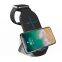 Portable 3-in-1 Wireless Magnetic Phone Charger Stand 15W Quick Charging Smart Watch Earphone Holder with 5W Output Power
