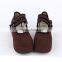 6 cm Brown Napped Cloth girls lolita shoes