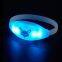 New Arrival Christmas Party Light Remote Control LED Wristband, RGB Color Changing LED Wristband DMX Controller