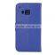 new mobile accessories products for HTC M9 wallet leather case