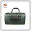 Folded leather travel bag for men