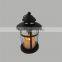 Pillar candle holder metal black lantern