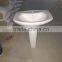 shallow sanitary ware hand wash pedestal basin