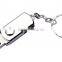 Silver Twister USB Metal Memory Stick 16gb With Keychain