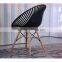 Creative Leisure Comfortable Hollow Backrest Bistro Chair Office Round Chair