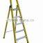 Yellow&RED fiberglass ladder/single side fiber glass ladder/fiber glass step ladder