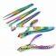 Titanium Color Eyebrow Tweezers and Cuticle Nippers Clipper Manicure Facial Care