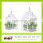 Black and White birdcage hanging birdcages decorative bird cages for weddings                        
                                                Quality Choice