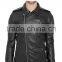 CANVAS LINED MEN LEATHER JACKET