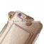 Luxury metal pu leather case with card slot for iphone 6splus Universal Thin holder full back cover with string for iphone6 plus