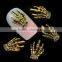 2015 Halloween 3D nail art alloy accessories decoration