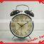 Cartoon Retro Standing metal mini classical black paris bell table clock