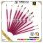 Free Sample 11pcs Round Nylon Hair Painting Brushes Set Artist Painting Brush Set