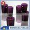 factory manufacture white candle holder glass