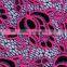 Double colors soft elastic nylon polyter lace fabric