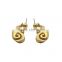Fashion Gold Design Earrings Jewelry 316l Stainless Steel Studs