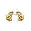 Fashion Gold Design Earrings Jewelry 316l Stainless Steel Studs