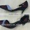 High quality women folding heels shoes heels that fold pointed folding high heel shoes