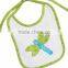 Wholesale New Design Stylish Cheap Plain White Baby Bibs With Snap