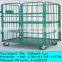 Supermarket Strong Wire Mesh Platform Structure Foldable Logistics Trolley